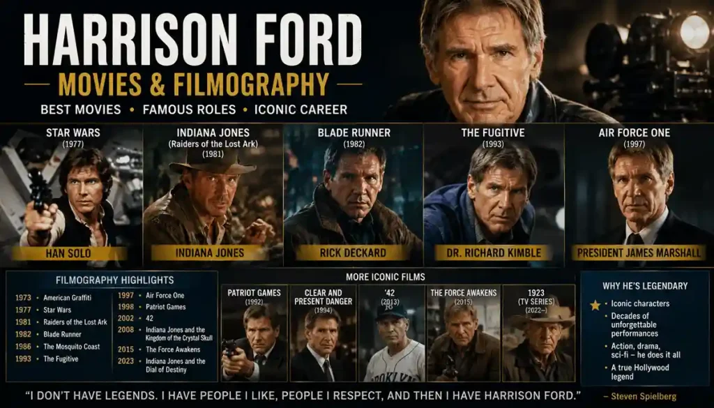Harrison Ford Movies and Filmography