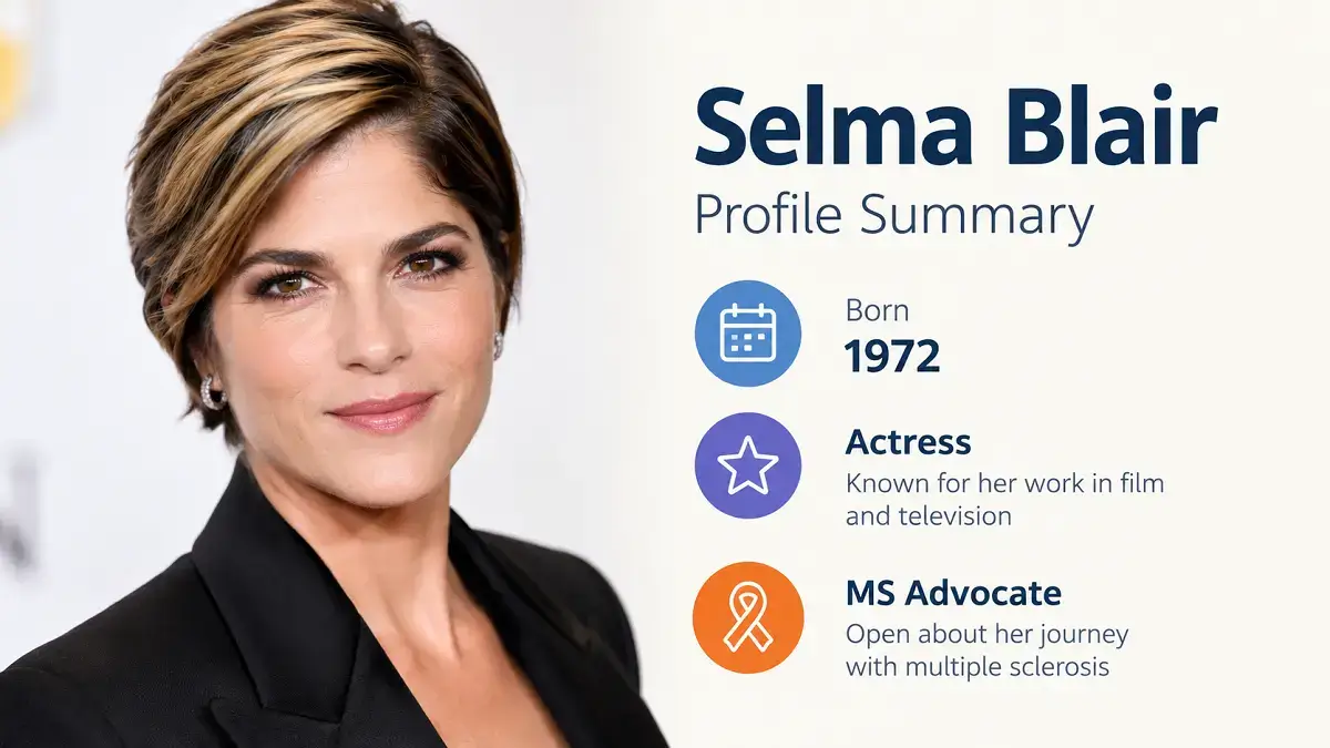 Selma Blair: Biography, Career, MS Journey and the October 2026 Delta Flight Incident 2 Selma Blair profile summary: born 1972, actress, MS advocate